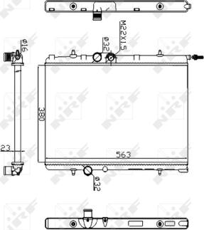 NRF 509524A - Radiators, Motora dzesēšanas sistēma www.autospares.lv