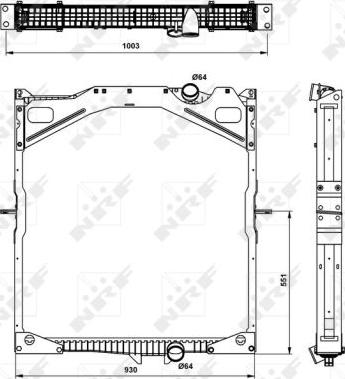 NRF 509702 - Radiators, Motora dzesēšanas sistēma www.autospares.lv