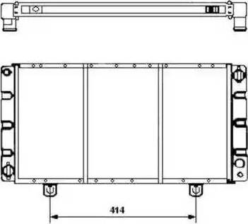 NRF 504120 - Radiators, Motora dzesēšanas sistēma www.autospares.lv