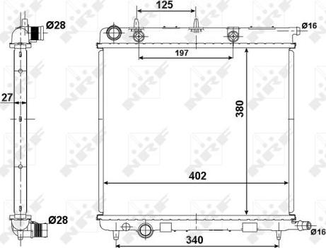 NRF 50439 - Radiators, Motora dzesēšanas sistēma www.autospares.lv