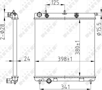 NRF 50429A - Radiators, Motora dzesēšanas sistēma www.autospares.lv