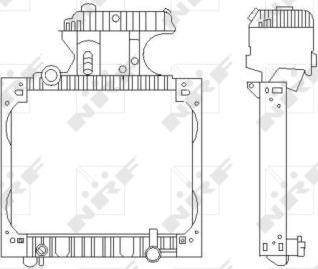 NRF 50589X - Radiators, Motora dzesēšanas sistēma www.autospares.lv