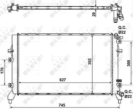 NRF 50148 - Radiators, Motora dzesēšanas sistēma www.autospares.lv