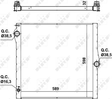 NRF 50139 - Radiators, Motora dzesēšanas sistēma www.autospares.lv