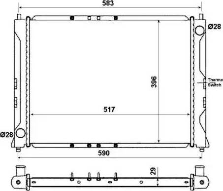 NRF 50129 - Radiators, Motora dzesēšanas sistēma www.autospares.lv