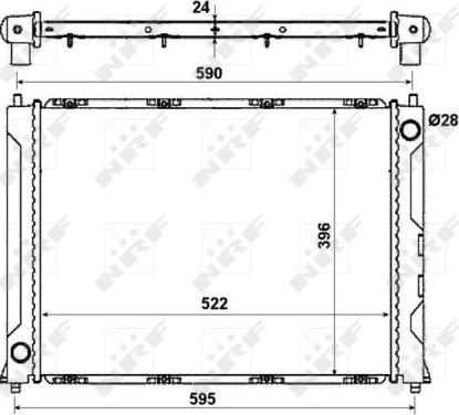 NRF 50121 - Radiators, Motora dzesēšanas sistēma www.autospares.lv