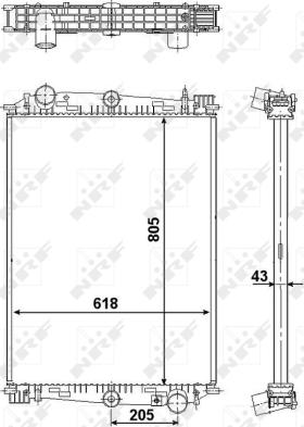 NRF 519585 - Radiators, Motora dzesēšanas sistēma www.autospares.lv