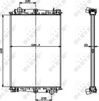 NRF 519586 - Radiators, Motora dzesēšanas sistēma www.autospares.lv