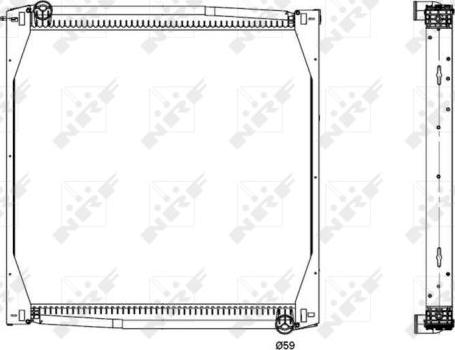 NRF 519587 - Radiators, Motora dzesēšanas sistēma www.autospares.lv