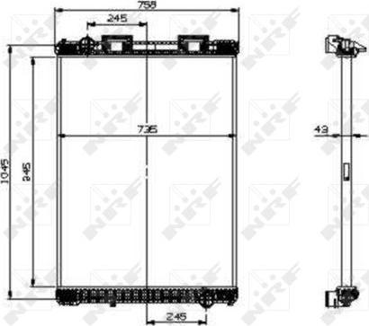 NRF 519537X - Radiators, Motora dzesēšanas sistēma www.autospares.lv