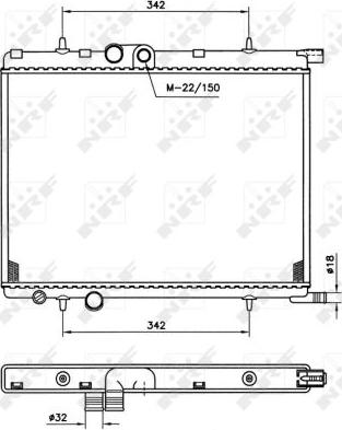 NRF 519524 - Radiators, Motora dzesēšanas sistēma www.autospares.lv