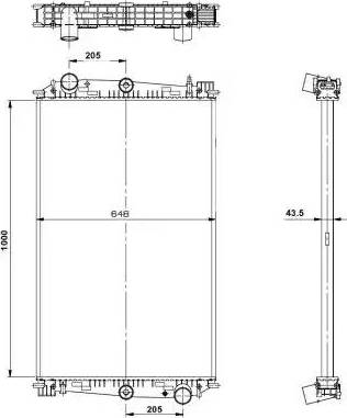 NRF 519600 - Radiators, Motora dzesēšanas sistēma www.autospares.lv