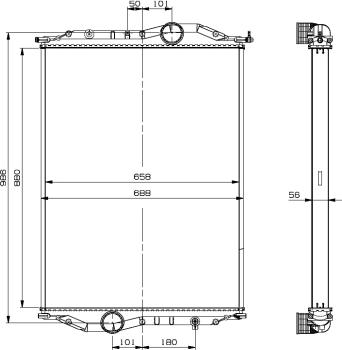 NRF 519889 - Radiators, Motora dzesēšanas sistēma www.autospares.lv