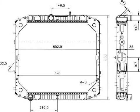 NRF 51570 - Radiators, Motora dzesēšanas sistēma www.autospares.lv