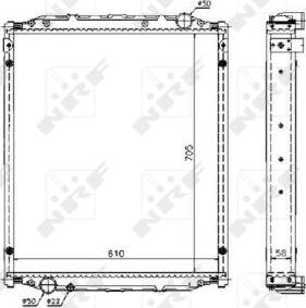 NRF 51604 - Radiators, Motora dzesēšanas sistēma www.autospares.lv