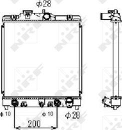 NRF 516356 - Radiators, Motora dzesēšanas sistēma www.autospares.lv