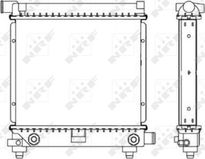 NRF 517662 - Радиатор, охлаждение двигателя www.autospares.lv