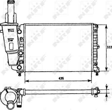 NRF 58951 - Radiators, Motora dzesēšanas sistēma www.autospares.lv