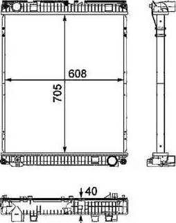 NRF 58401 - Radiator, engine cooling www.autospares.lv