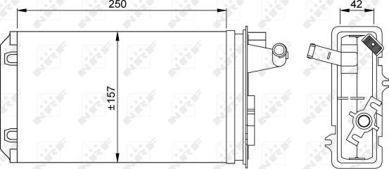 NRF 58637 - Siltummainis, Salona apsilde www.autospares.lv