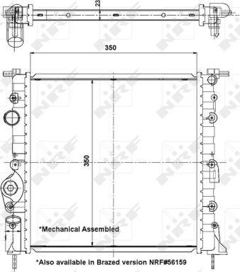 NRF 58196 - Radiators, Motora dzesēšanas sistēma www.autospares.lv