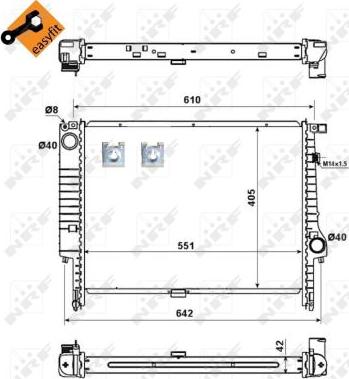 NRF 58117 - Radiators, Motora dzesēšanas sistēma www.autospares.lv