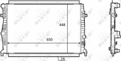 NRF 58398 - Radiators, Motora dzesēšanas sistēma www.autospares.lv