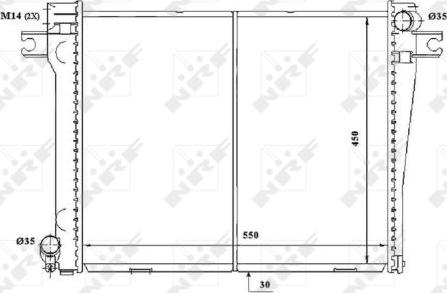 NRF 58338 - Radiators, Motora dzesēšanas sistēma www.autospares.lv