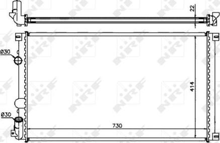 NRF 58321 - Radiators, Motora dzesēšanas sistēma www.autospares.lv