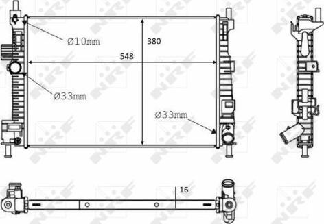 NRF 58289 - Radiators, Motora dzesēšanas sistēma www.autospares.lv