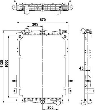 NRF 58280 - Radiators, Motora dzesēšanas sistēma www.autospares.lv