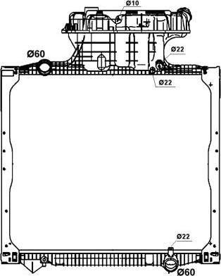 NRF 58279 - Radiators, Motora dzesēšanas sistēma www.autospares.lv