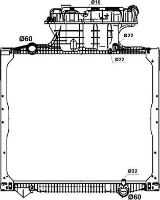 NRF 58278 - Radiators, Motora dzesēšanas sistēma www.autospares.lv