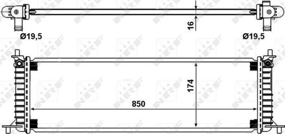 NRF 58790 - Radiators, Motora dzesēšanas sistēma www.autospares.lv