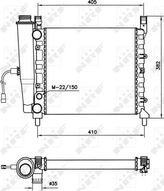 NRF 58731 - Radiators, Motora dzesēšanas sistēma www.autospares.lv