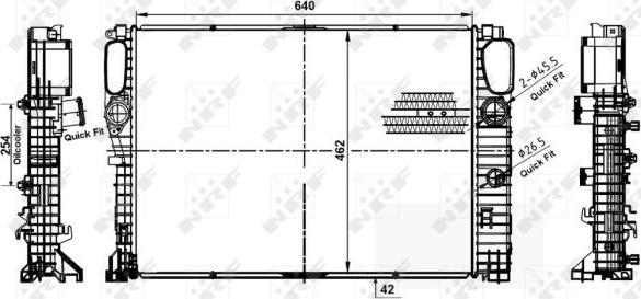 NRF 53979 - Radiators, Motora dzesēšanas sistēma www.autospares.lv