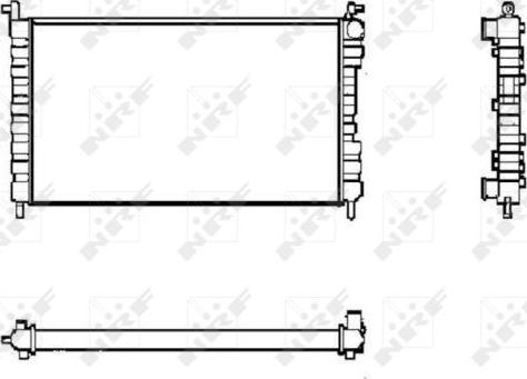 NRF 53600 - Radiators, Motora dzesēšanas sistēma www.autospares.lv