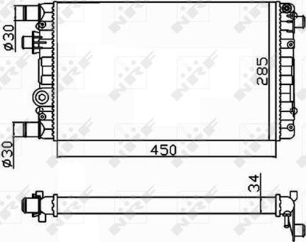 NRF 53602 - Radiators, Motora dzesēšanas sistēma www.autospares.lv