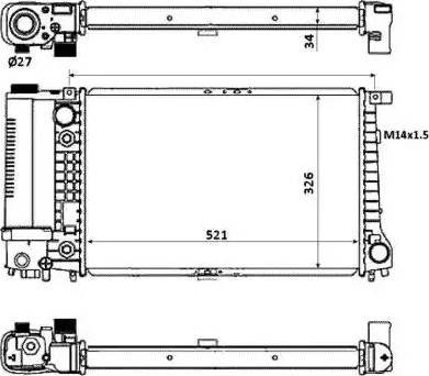 NRF 53879 - Radiators, Motora dzesēšanas sistēma www.autospares.lv