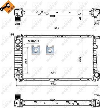 NRF 53877 - Radiators, Motora dzesēšanas sistēma www.autospares.lv