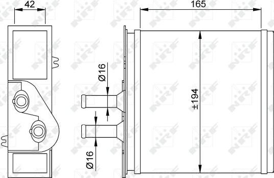 NRF 53204 - Siltummainis, Salona apsilde www.autospares.lv