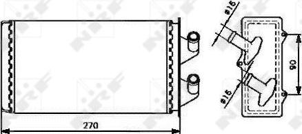 NRF 53213 - Siltummainis, Salona apsilde www.autospares.lv