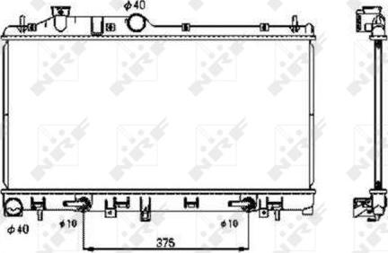 NRF 53700 - Radiators, Motora dzesēšanas sistēma www.autospares.lv