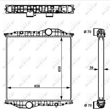 NRF 529710 - Radiators, Motora dzesēšanas sistēma www.autospares.lv