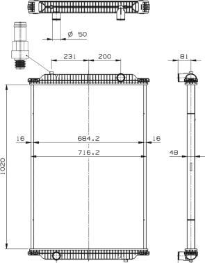 NRF 529726 - Radiators, Motora dzesēšanas sistēma www.autospares.lv