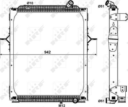 NRF 579563 - Radiators, Motora dzesēšanas sistēma www.autospares.lv