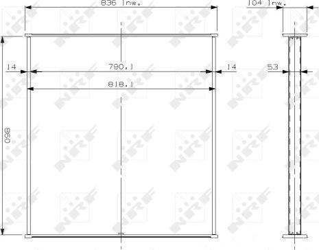 NRF 14268 - Radiatora siets, Motora dzesēšanas sistēma www.autospares.lv