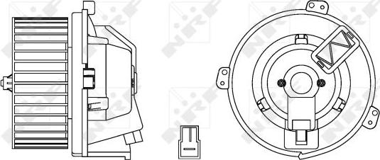 NRF 34168 - Salona ventilators www.autospares.lv