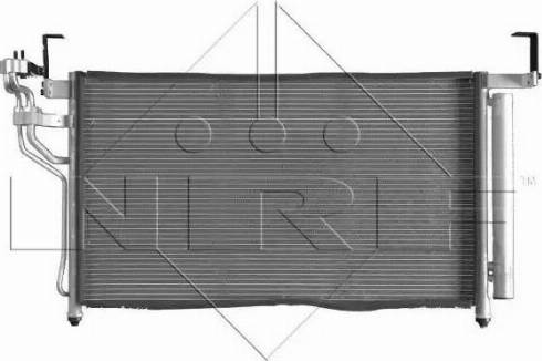 NRF 350027 - Kondensators, Gaisa kond. sistēma www.autospares.lv