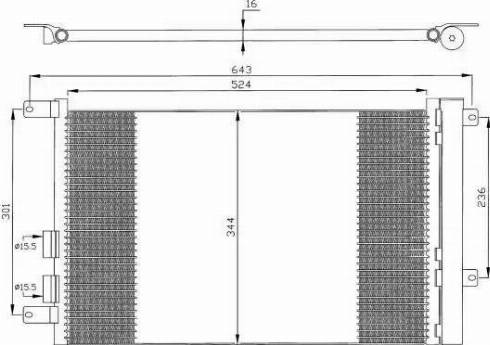 NRF 35330 - Kondensators, Gaisa kond. sistēma www.autospares.lv